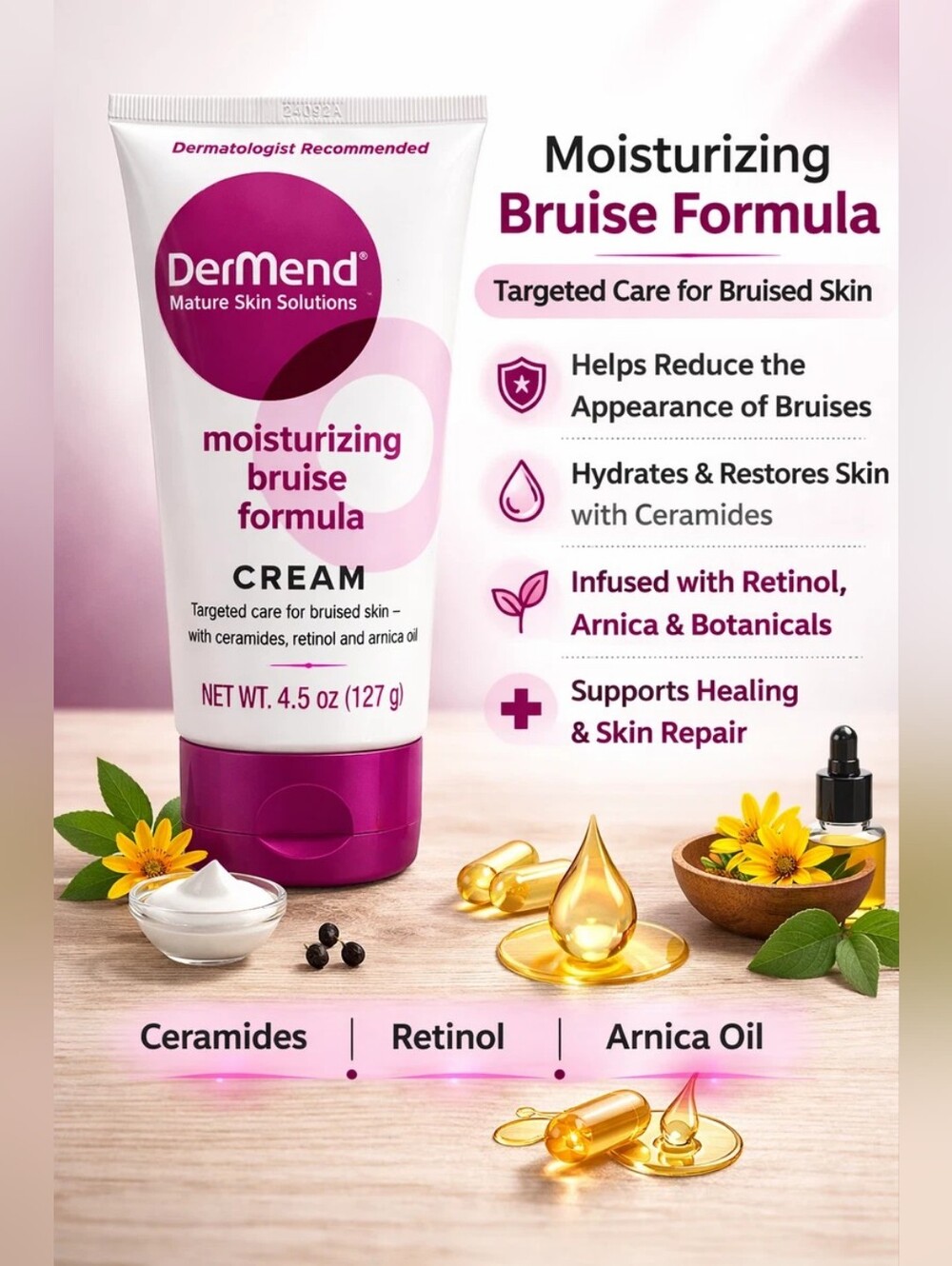 Dermend Moisturizing Bruise Formula Cream